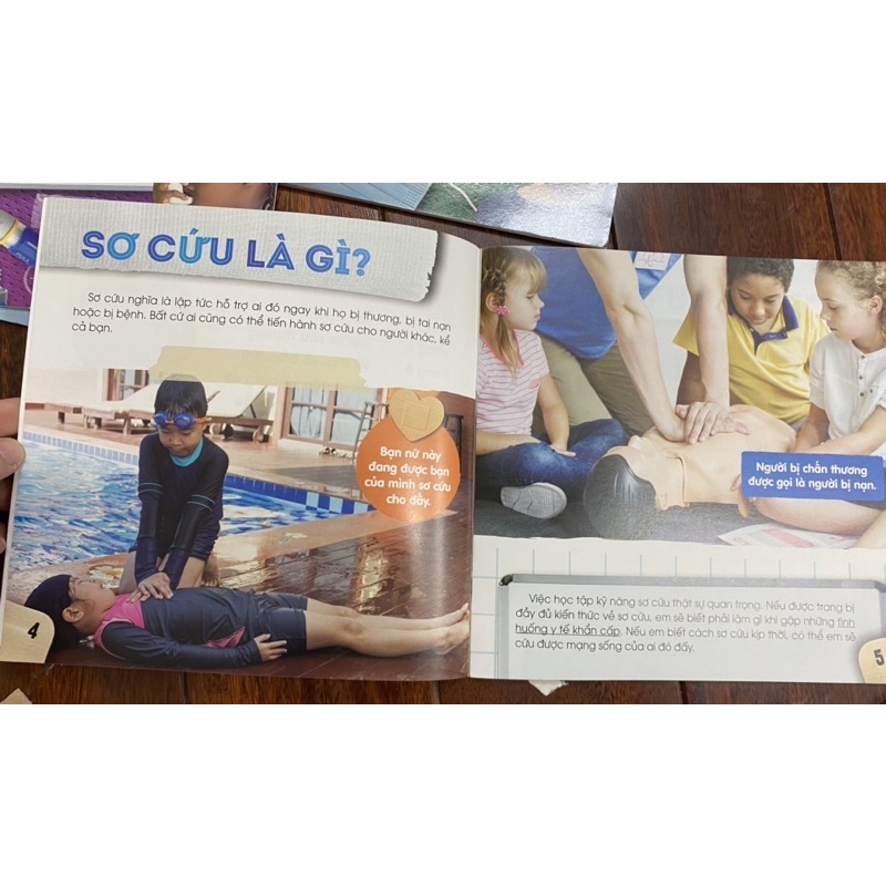 Sách- Combo Các Kỹ Năng Sơ Cứu Cơ Bản (Bộ 4 Cuốn)