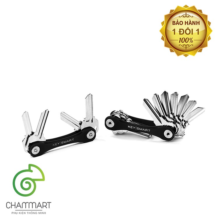 Key Smart móc chìa khóa đa năng móc giữ chìa khóa thép sơn tích điện cao cấp không gỉ siêu gọn thông minh Chammart