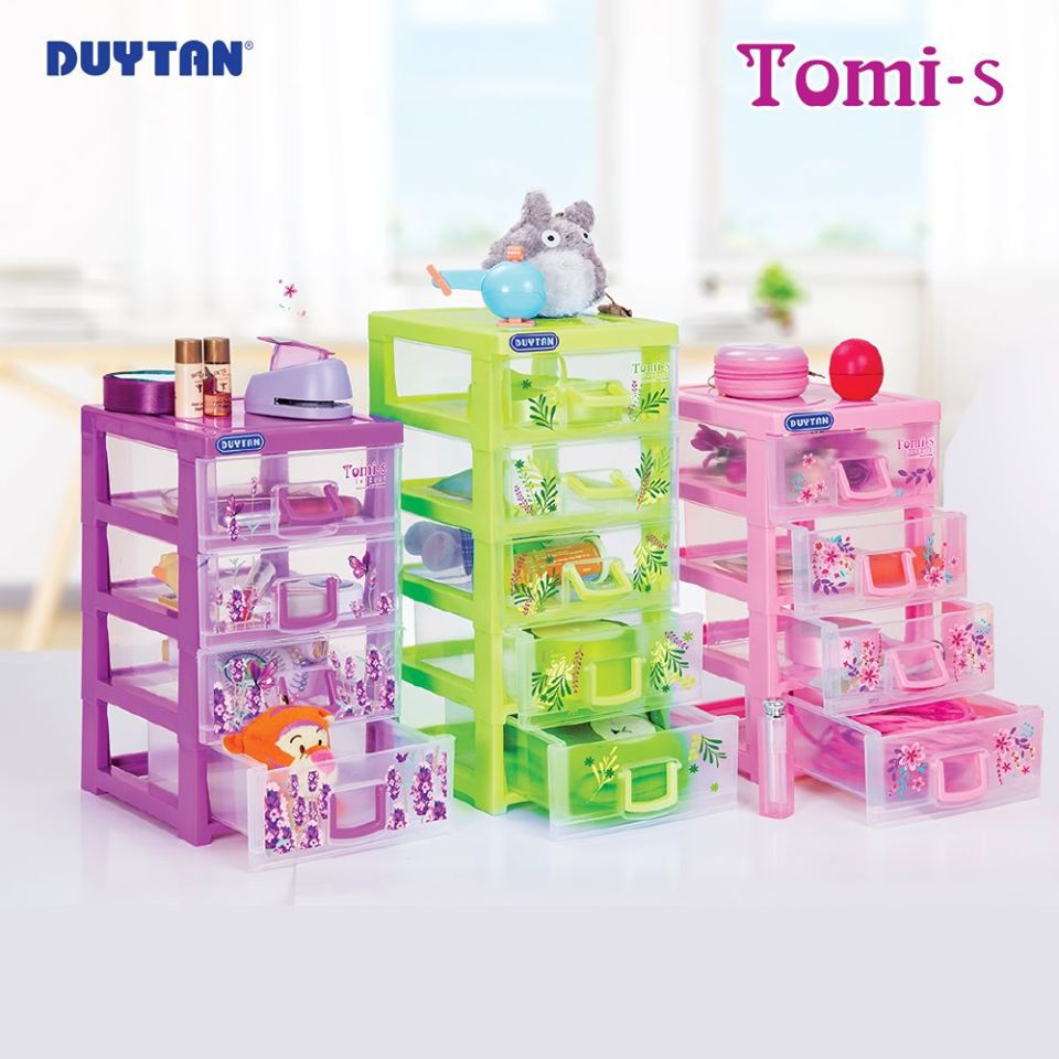 TỦ NHỰA MINI TOMI-S 5 NGĂN- GIAO NHANH 1H