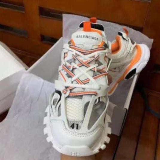 . [ Real] Giày Balenciaga Track 3.0 Orange Xịn Xò new new new . 2020 : Ad821 ❕ ↺ * ax .