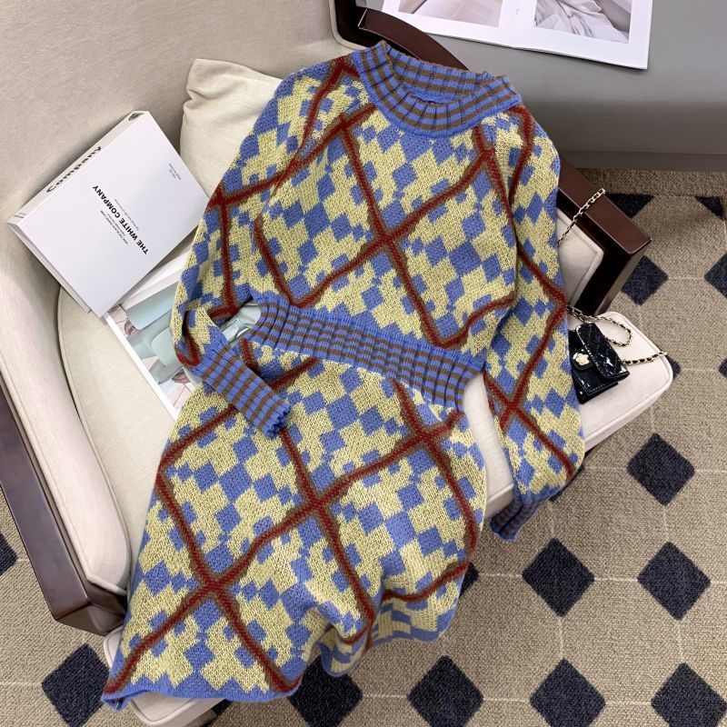 Đầm Dệt Kim Ôm Eo Thời Trang Thu Đông Mới Cho Nữ