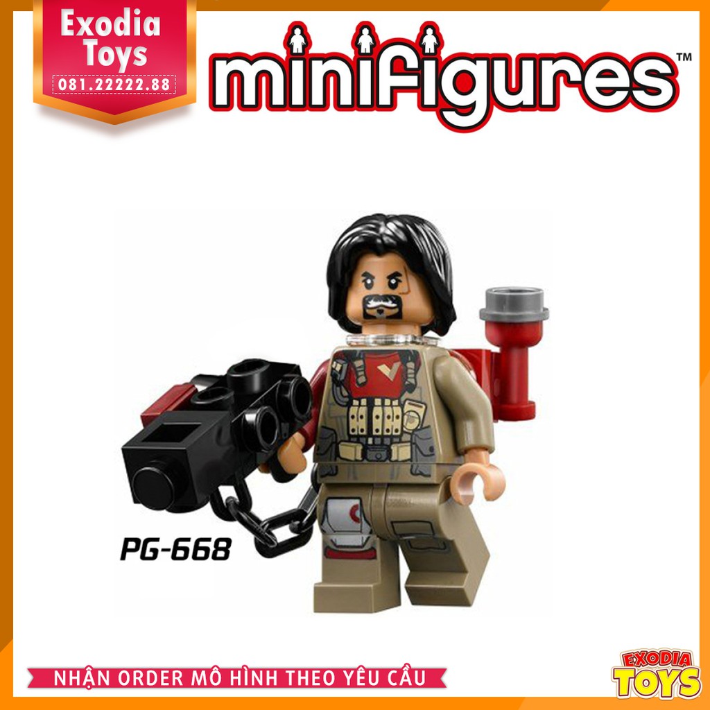 Xếp hình minifigure nhân vật Star Wars : Chiến Tranh Giữa Các Vì Sao - Đồ chơi lắp ghép sáng tạo - POGO 8024