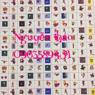 Sticker khen thuong combo 200k 20 tấm