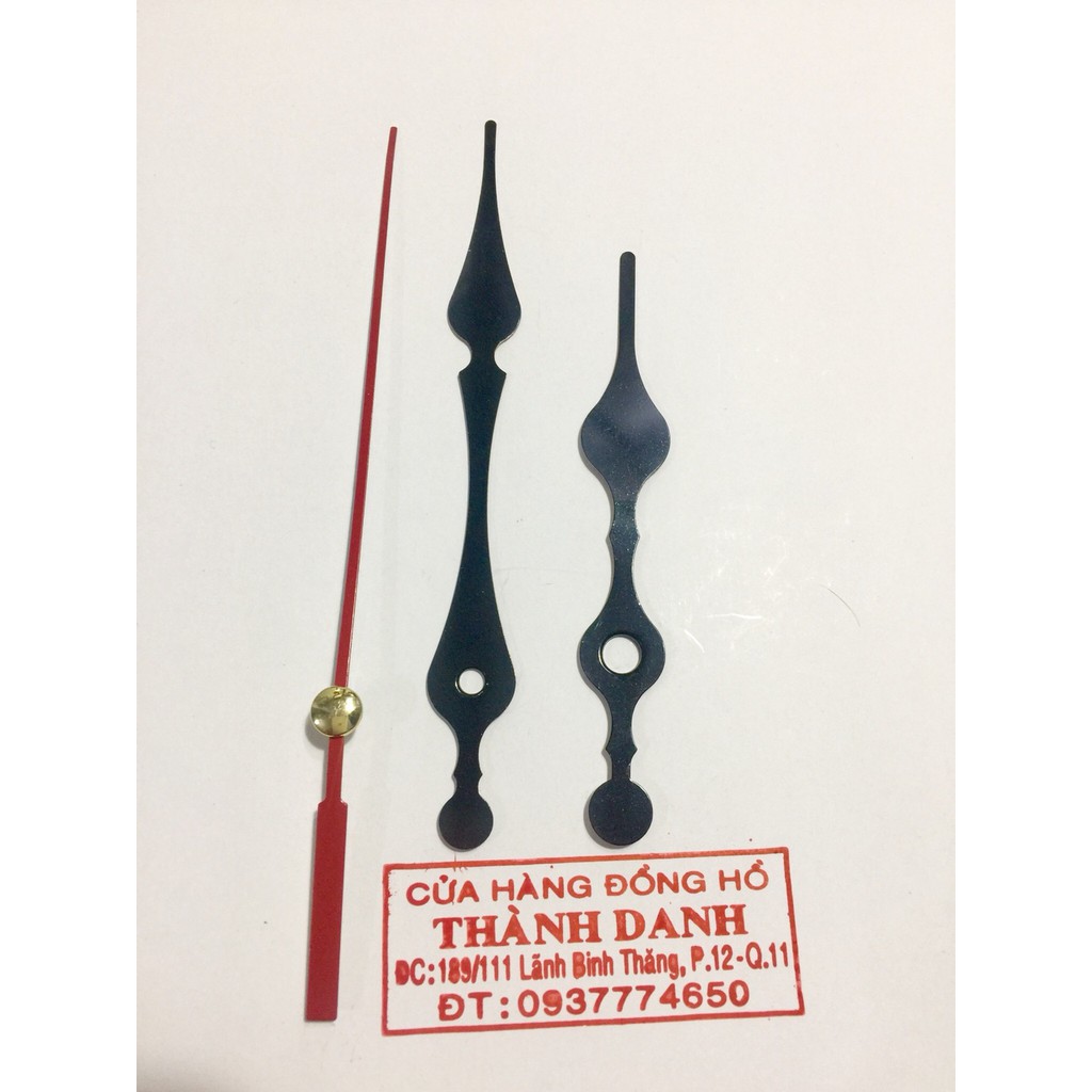 Máy đồng hồ treo tường kanwood kim trôi xịn trục 18mm - kim số 20