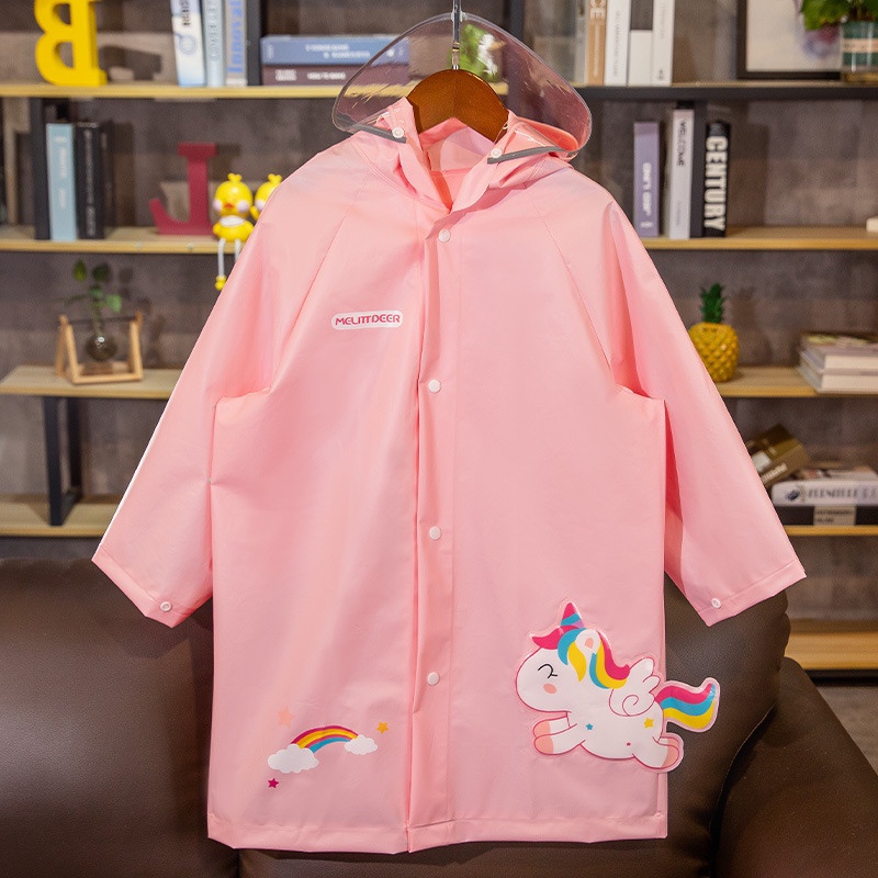 Áo mưa Unicorn, vịt con và hồng thỏ đáng yêu dáng dài cho bé