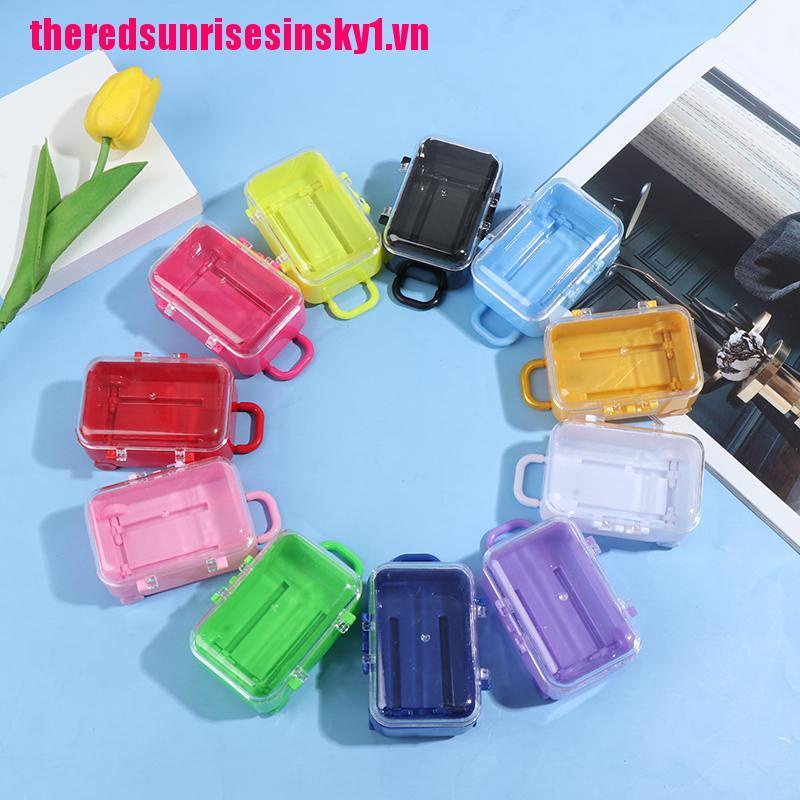 1 Vali Nhựa Mini Trang Trí Nhà Búp Bê