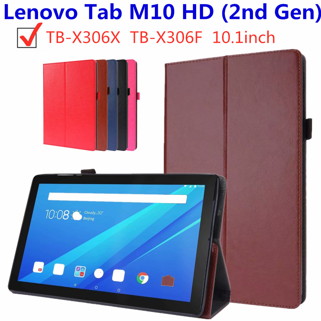 Bao Da Pu Họa Tiết Đa Dạng Cho Lenovo Tab M10 Hd (2Nd Gen) Tb-X306X X306F X306 10.1