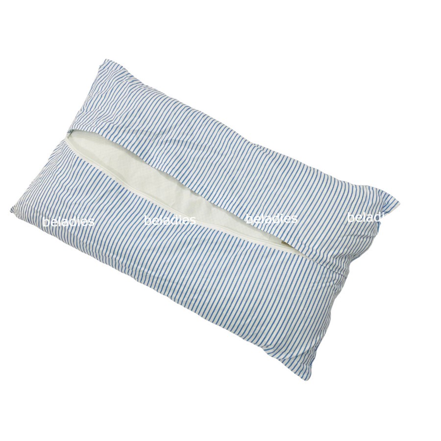 Gối Trẻ Em Vỏ Cotton Ruột Bông Siêu Mềm Thấm Hút Mồ Hôi, Gối Cho Bé Kích Thước 30x50 cm