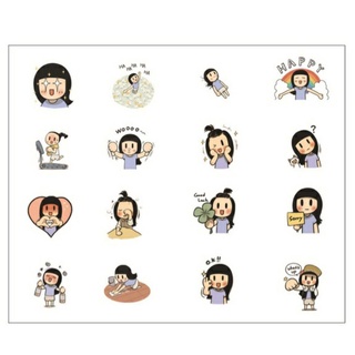 Set 32 sticker washi trang trí SW32