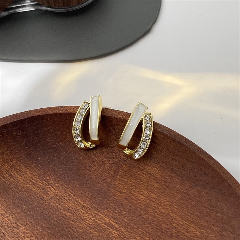 Khuyên Tai Kim Bạc S925 2022 Phong Cách Hàn Quốc Sang Trọng Cho Nữ F670