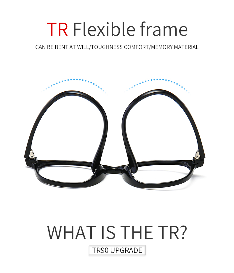 Kính viễn vọng màu xanh siêu nhẹ và sành điệu Tr90 Kính viễn thị dành cho nam và nữ Kính viễn thị độ nét cao thoải mái Kính viễn thị+100 , +150 , +200 , +250 , +300 , +350 , +400 ;