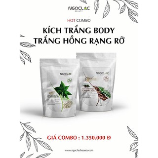 COMBO TẮM TRẮNG CÀ PHÊ BƠ SỮA + CÁM GẠO CAO CẤP