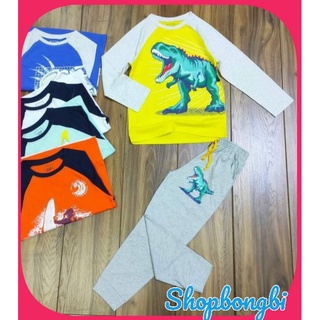 Bộ Bé Trai Dài Tay Size Đại cotton xuất dư GAPKIDS Chất đẹp