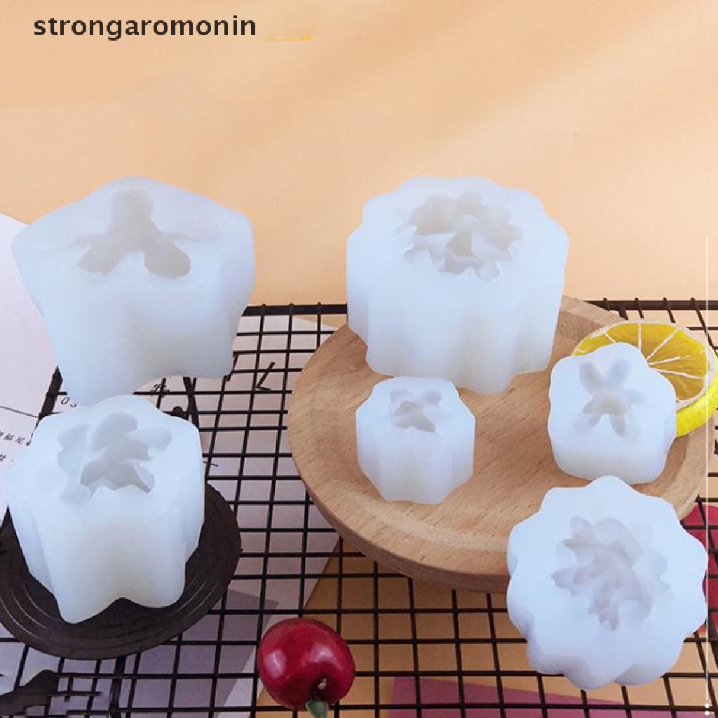 Khuôn Làm Bánh / Xà Phòng / Nến Hình Cây Xương Rồng 3D Bằng Silicone DIY