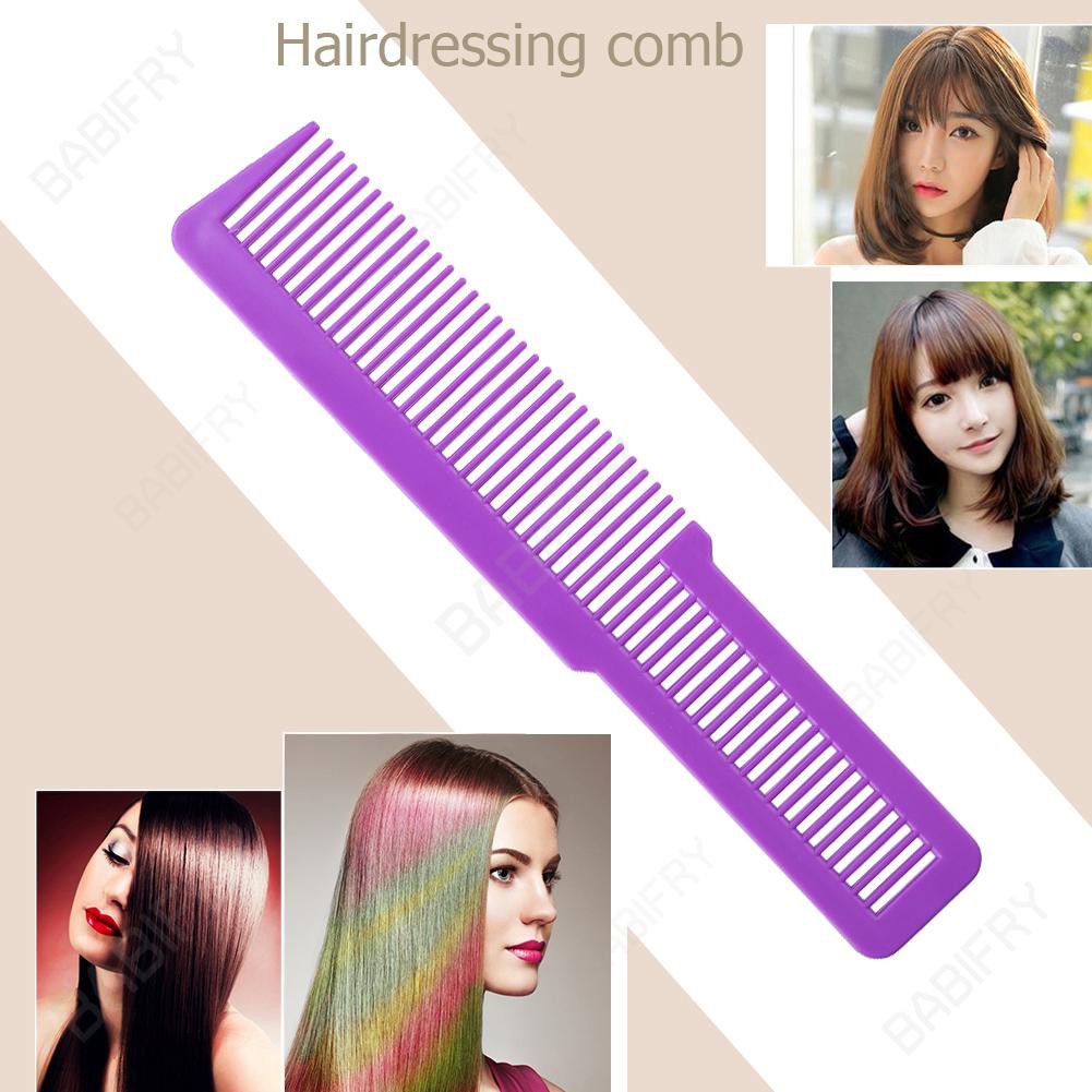 Lược chải hỗ trợ cắt tóc tạo kiểu răng thưa sợi carbon chống tĩnh điện dành cho salon
