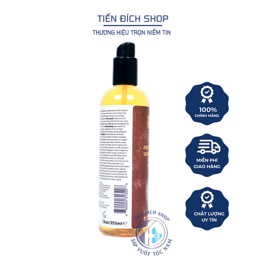 Xịt tạo phồng Pre Styling Reuzel Spray Grooming Tonic 355ml dưỡng tóc & tạo phồng
