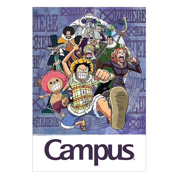 Vở One Piece - Kẻ Ngang Có Chấm 80 Trang ĐL 70g/m2 - Campus NB-BOPE80