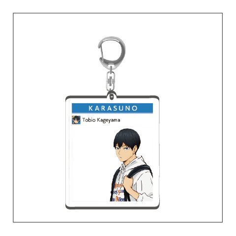Móc khóa HAIKYUU!! ver MẠNG XÃ HỘI anime VUA BÓNG CHUYỀN chibi mica trong acrylic xinh xắn độc đáo