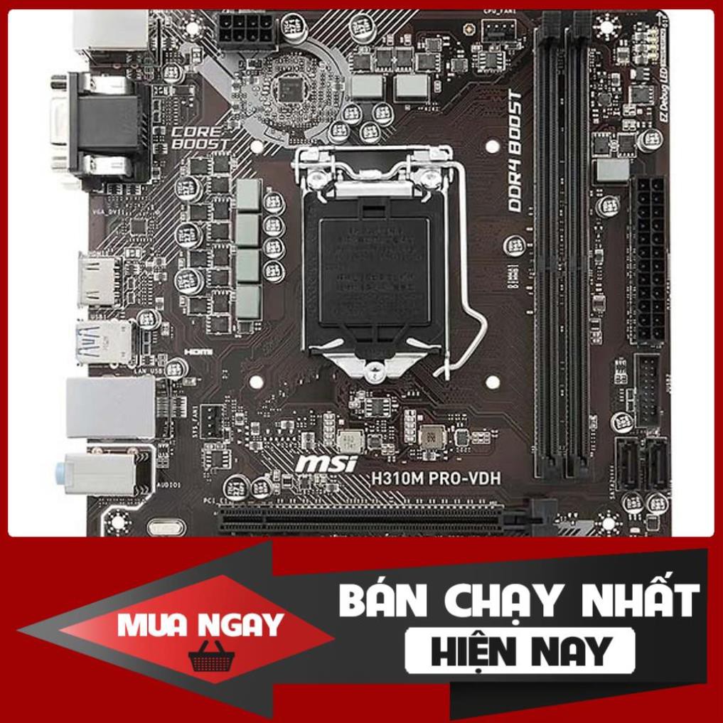 Mainboard MSI H310M PRO-VDH PLUS-hàng chĩnh hãng