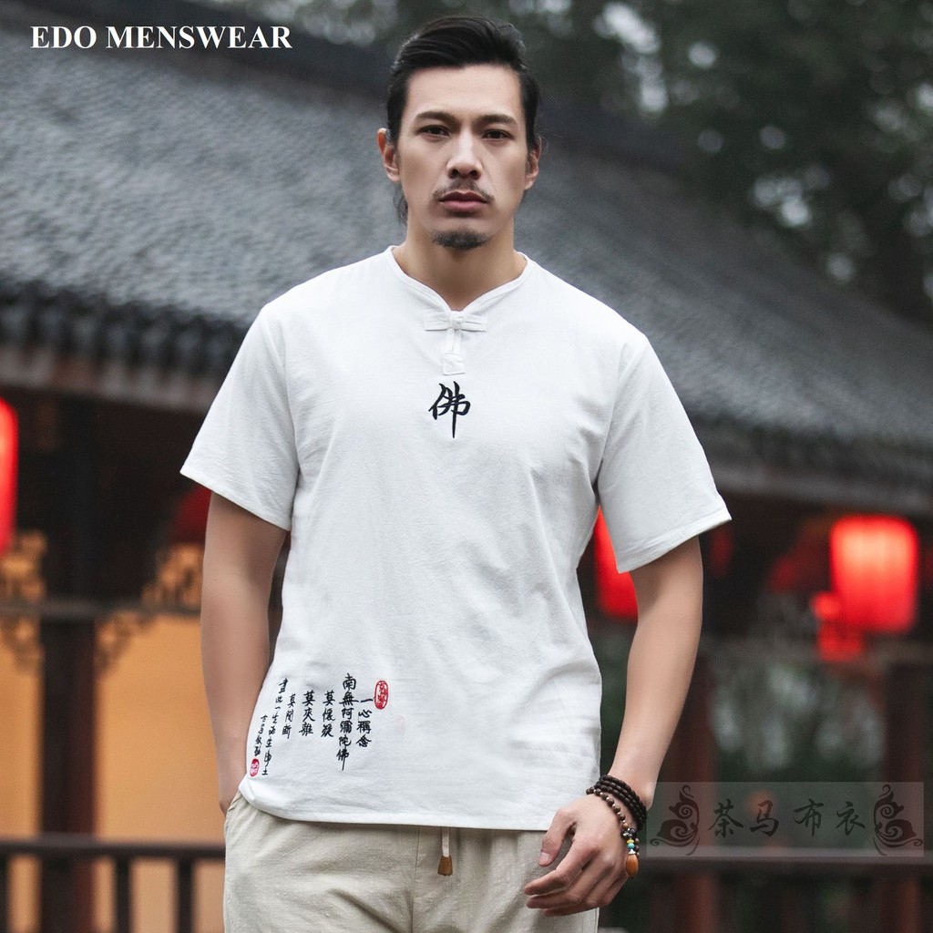 Áo Hanfu chất đũi mặc khỏe đẹp, siêu cool ngầu, phong cách