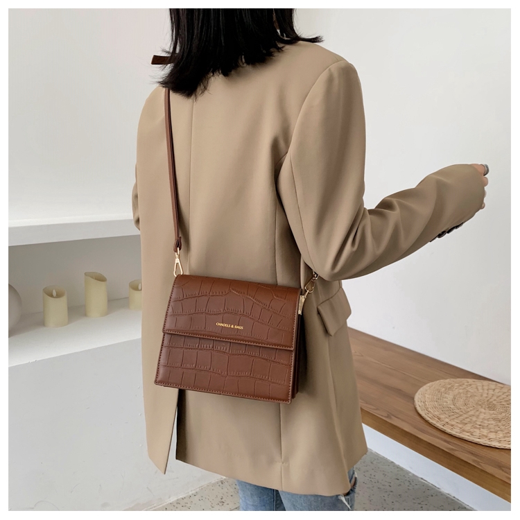 Túi da nữ họa tiết vân form vuông - MA216 | BigBuy360 - bigbuy360.vn