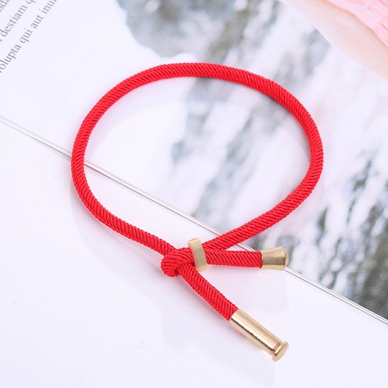 Vòng Tay Dây Đỏ Kabbalah DIY Có Thể Điều Chỉnh Kích Thước