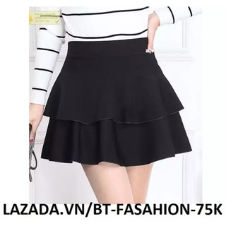 Chân váy xòe lưng thun duyên dáng - bt fashion