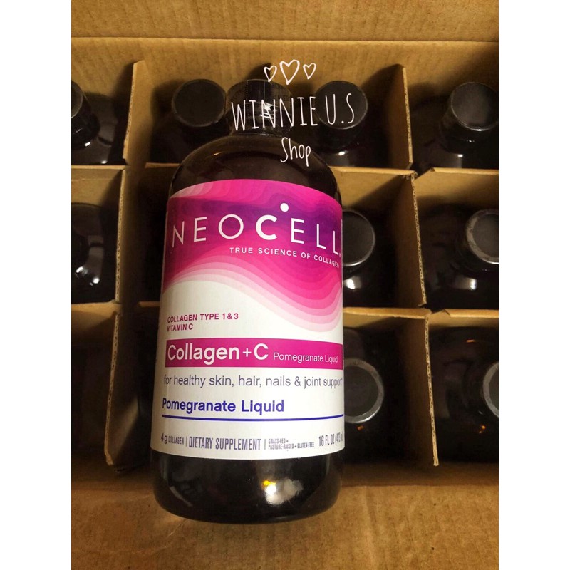 [Bill Costco Mỹ] NeoCell Collagen Lựu 473ml Date 08-22