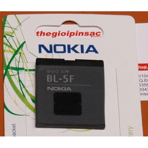 Pin Nokia BL-5F Cho Nokia N95, 6290, 6710, E65, 6210, N78, N96, N95, N93