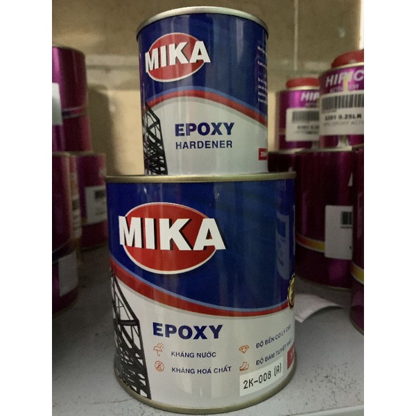Lót Epoxy 2 thành phần mika 008(Sơn ôtô xe máy )