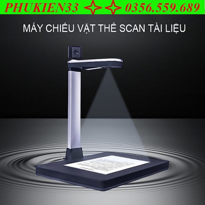 Máy Chiếu Vật Thể Scan Màu Di Động Thông Minh Lấy Nét Tự Động Scan Tài Liệu K1002