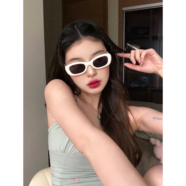 Kính Râm Thời Trang Dáng Tròn TAMBU.Mắt Kính Mát  Nam Nữ Hàn Quốc Cao Cấp Siêu Bền Chống Tia UV