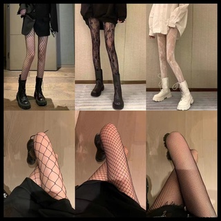 Quần Tất Ren Lưới Màu Trắng Đen Phong Cách Lolita Nhật Bản