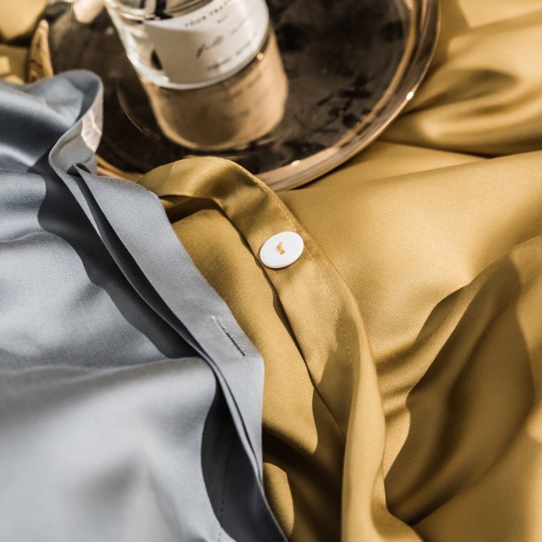 Bộ Chăn Ga Gối Lụa Tencel 100S Cao Cấp Chăn Drap Nhập Khẩu Siêu Sang Xịn Min Mát Sét Chuẩn 04 Món