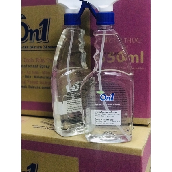 [HCM- NOW Q10] Rửa tay khô On1 650ml sạch khuẩn, vô trùng, vệ sinh bề mặt