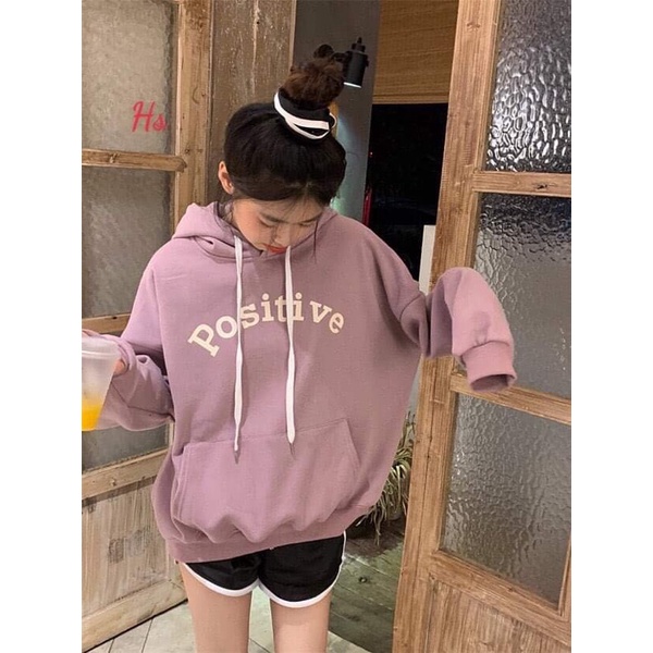 Áo nỉ mũ chữ POSI HS6