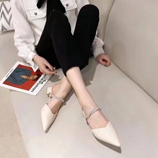 Giày sục quai đá chéo-Bunny Shoes