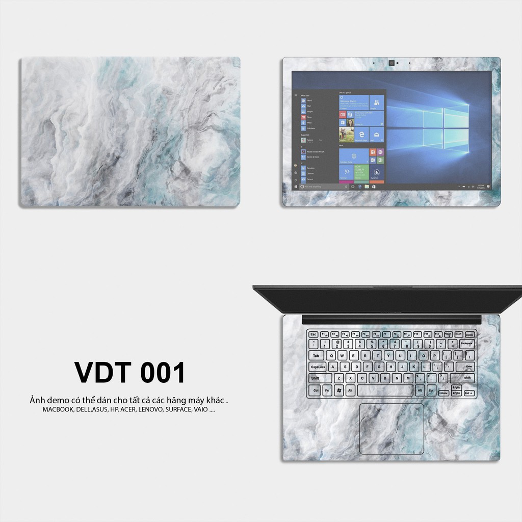 Miếng Dán Skin Laptop - In Hình Theo Yêu Cầu / Có mẫu decal dán cho tất cả các hãng máy tính