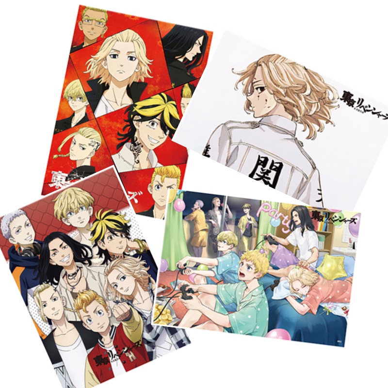 Tokyo Revengers Set 8 tấm tranh poster to bự A3 anime siêu chất