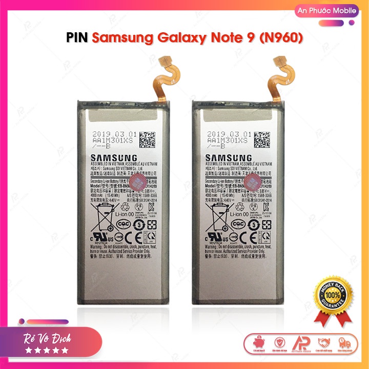 Pin Samsung Note 9 / N960 - Linh Kiện Pin Samsung Galaxy Zin Bóc Máy