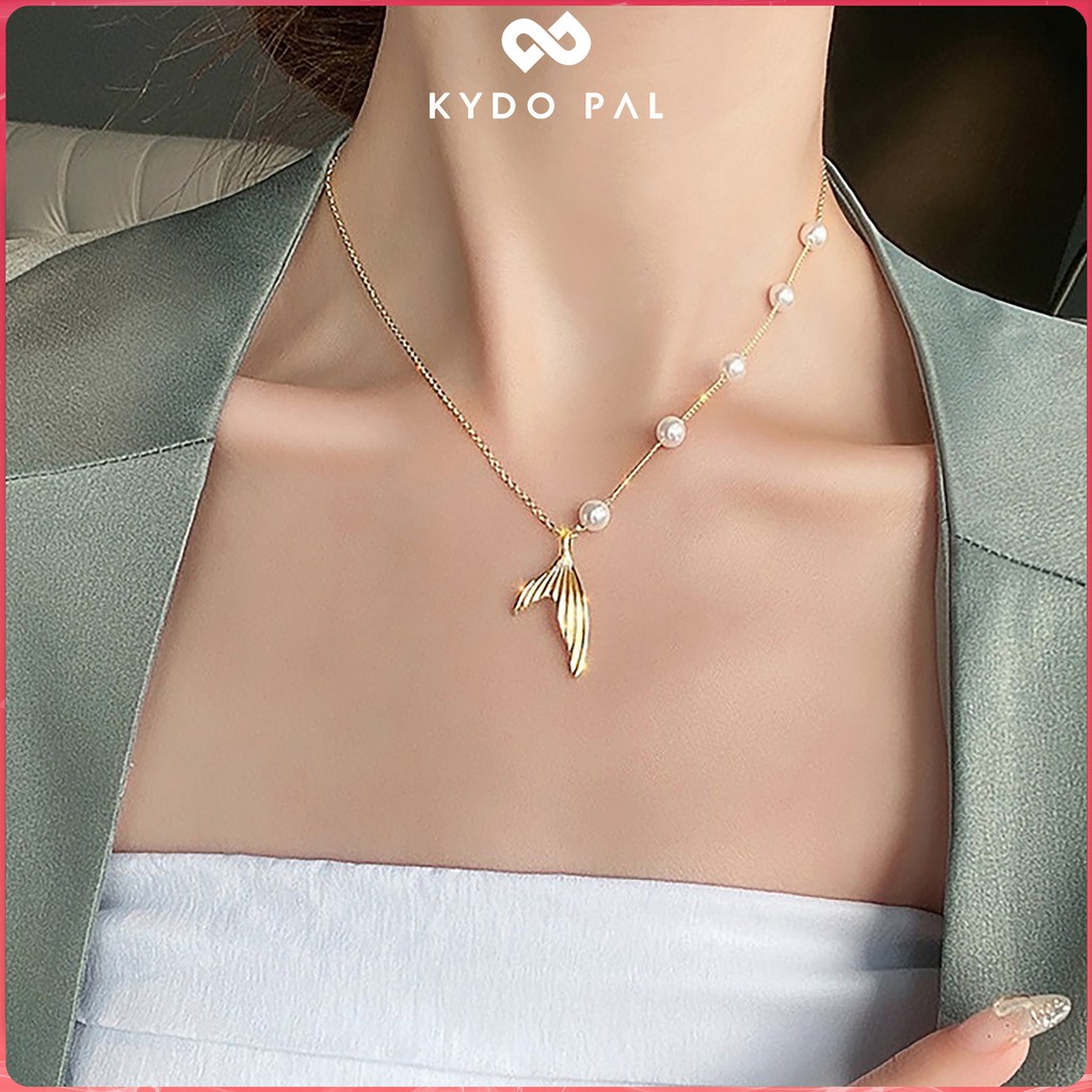 Vòng cổ nữ choker tiên cá cá tính dây chuyền thời trang bạc 925 hàn quốc MCK39 - KYDO PAL Phụ kiện trang sức