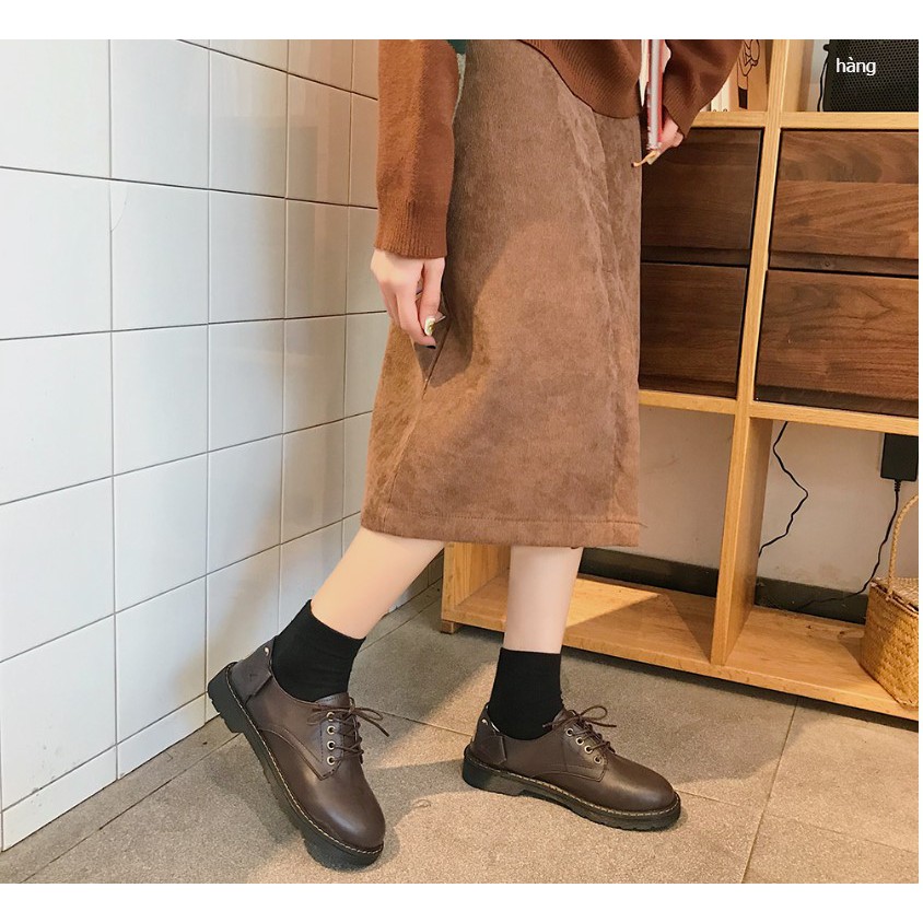( ORDER ) Giày oxford nữ da Hàn Quốc ulzzang - US019 | BigBuy360 - bigbuy360.vn