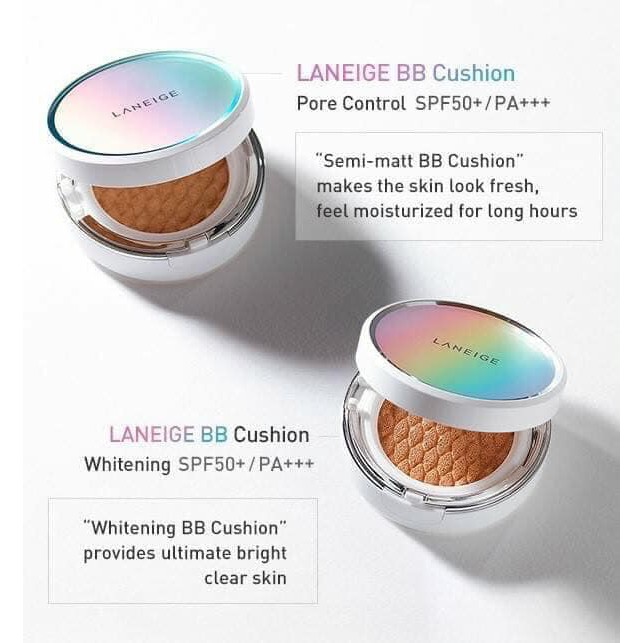 Phấn Nước Laneige BB Cushion Pore Control Kiềm Dầu Tone 21