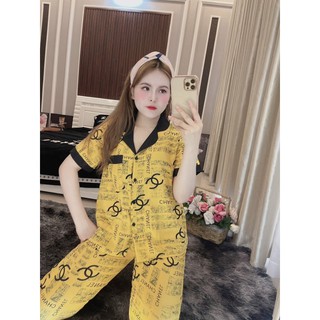 Đồ mặc nhà Pizama lụa 100D 40-60kg