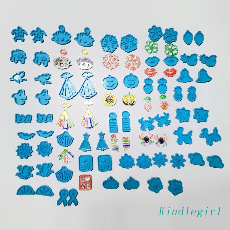 Khuôn Silicone Tạo Hình Làm Bông Tai DIY