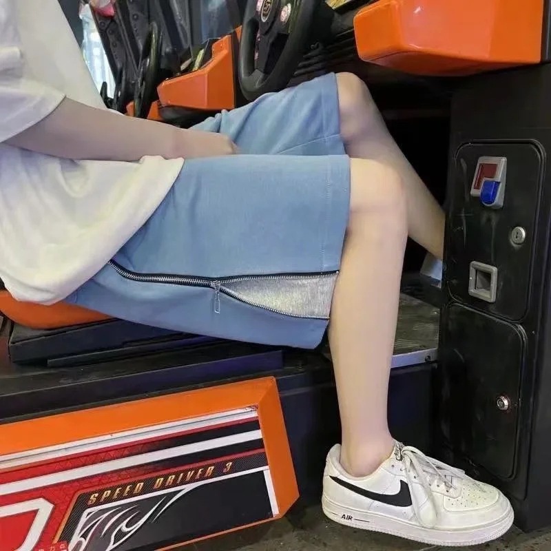 Quần Short Thể Thao Có Khóa Kéo Thời Trang Mùa Hè Cho Nam