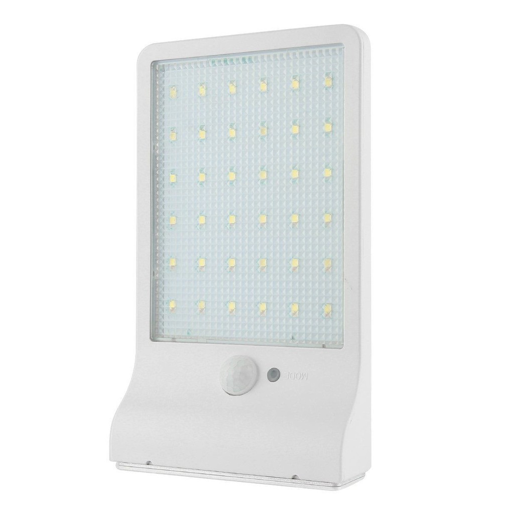 Đèn LED 36 bóng năng lượng mặt trời chống thấm nước cho sân vườn