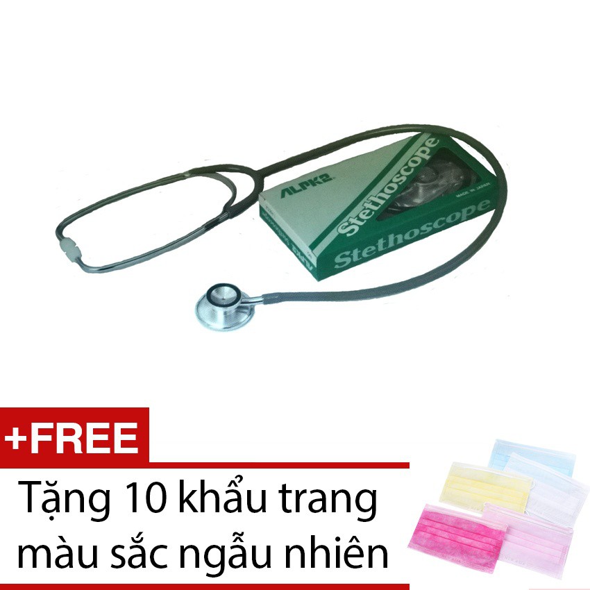 Ống nghe tim phổi ALPK2 FT 801 (Trắng) + Tặng 10 khẩu trang màu sắc ngẫu nhiên