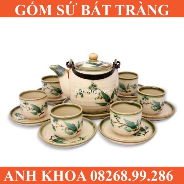 Ấm chén Bát Tràng - Gốm sứ Bát Tràng Anh Khoa