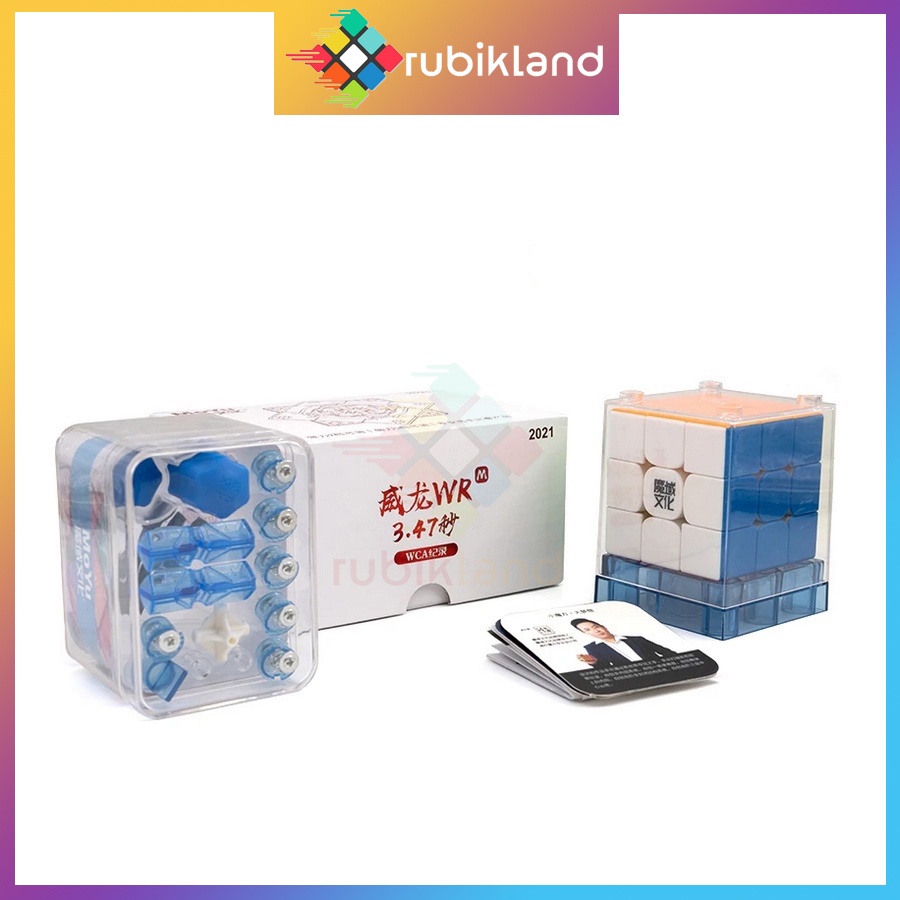 Rubik 3x3 MoYu WeiLong WRM WR M 2021 2020 3x3 Nam Châm Dòng Cao Cấp Flagship Rubic 3 Tầng Đồ Chơi Trí Tuệ Trẻ Em